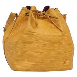 LOUIS VUITTON Epi Petit Noe Shoulder Bag Yellow M44109